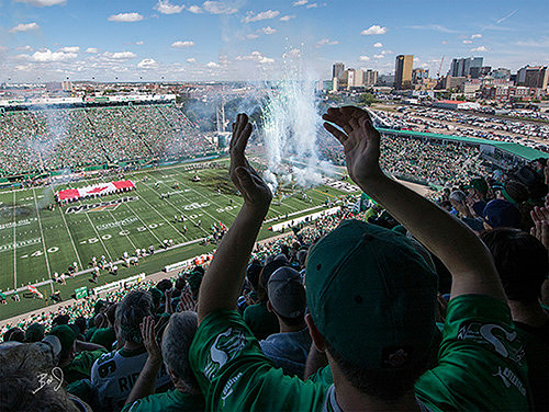 1 Rider Game Old Mosaic Stadium